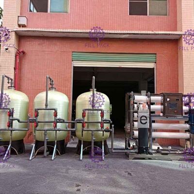 10000L / H Reverse Osmosis RO Treatment Machine Didorong Listrik