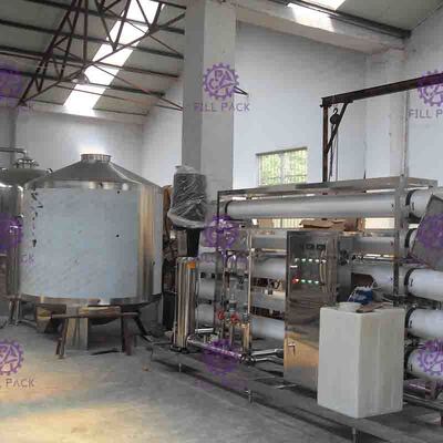 RO Minum Sistem Pengolahan Air Stainless Steel 3000L Per Jam
