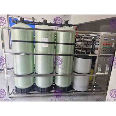 Jenis kecil Sistem RO Air Fiberglass Untuk Botol Line Produksi Air