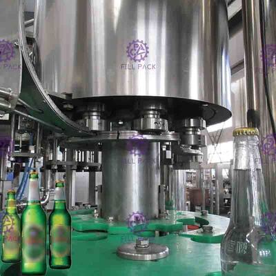 330ml tutup mahkota Botol kaca Mesin Pengisian Bir dengan katup NANQING