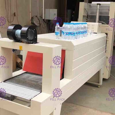 5pcs / Min PE Film Shrink Packaging Equipment Dengan Heat Shrink Tunnel