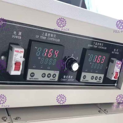 Semi Otomatis PE Film Wrapping Cutting Shrink Tunnel Packing Machine