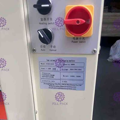 5pcs / Min PE Film Shrink Packaging Equipment Dengan Heat Shrink Tunnel