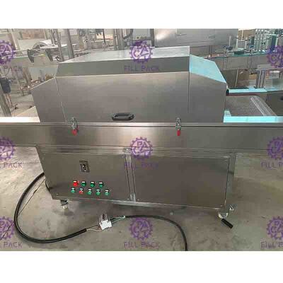 1.5KW 15A 300nm UV Sanitizer Sterilizer Tunnel dengan aliran air yang merata