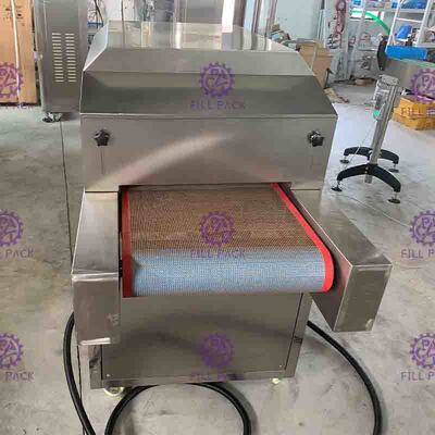 1.5KW 15A 300nm UV Sanitizer Sterilizer Tunnel dengan aliran air yang merata