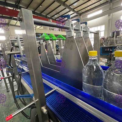 Otomatis PLC Botol Packing Machine, 380V 50/60 HZ Carton Forming Machine
