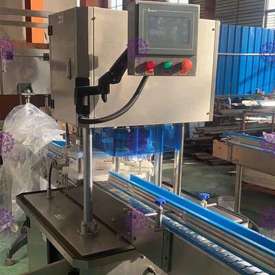 Single Head Servo Motor Automatic Soda Can Sealer Machine