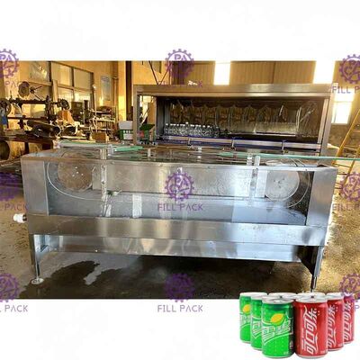 2000BPH Magnet Washer Tin Dapat Mengisi Dan Menyegel Mesin SUS304