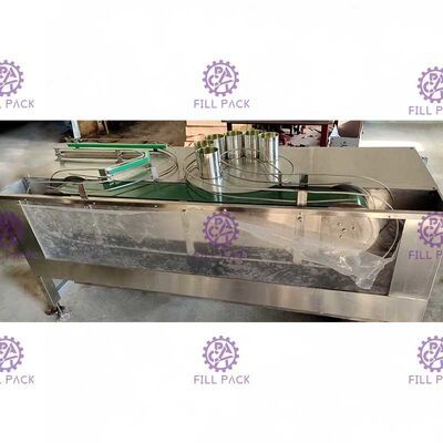 2000BPH Magnet Washer Tin Dapat Mengisi Dan Menyegel Mesin SUS304