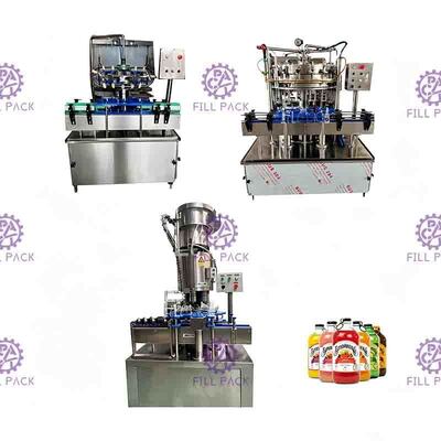 4000BPH 2L Mesin Pengisi Air Bersoda Minuman Bersoda Otomatis Dengan Tutup Cincin Tarik