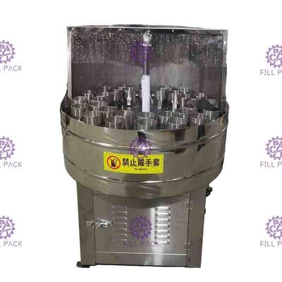 3000BPH Glass Cans Water Bottle Filling Machine Dengan Semi Auto Rinser