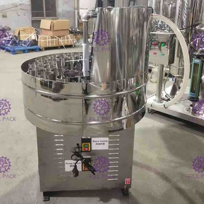 3000BPH Glass Cans Water Bottle Filling Machine Dengan Semi Auto Rinser