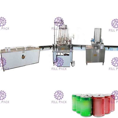 Seimbang Tekanan Soft Drink Filling Machine 2000BPH Untuk Minuman berkarbonasi