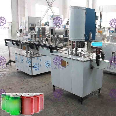 Soft Drink Aluminium Can Filler Mesin, Commercial Bisa Sealing Peralatan