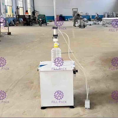 Mesin Pengemas Botol Pneumatik Semi Otomatis untuk tutup penekan barel