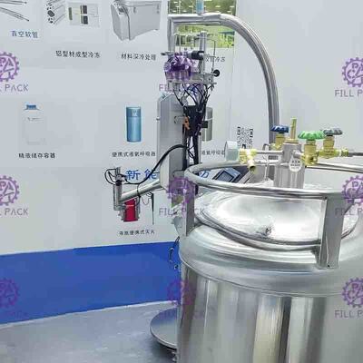 SUS304 Injector Ln2 Liquid Nitrogen Doser Dengan Rak Instalasi