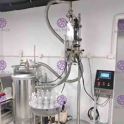 SUS304 Injector Ln2 Liquid Nitrogen Doser Dengan Rak Instalasi