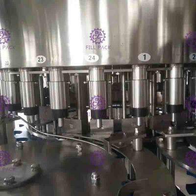 Pneumatik Capping Jenis Botol Air Filling Machine Dengan Adhesive Labeling Machine