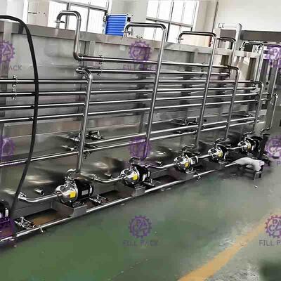 Mesin Pengemasan Botol Air Mineral 3000 BPH 8 Zona Suhu