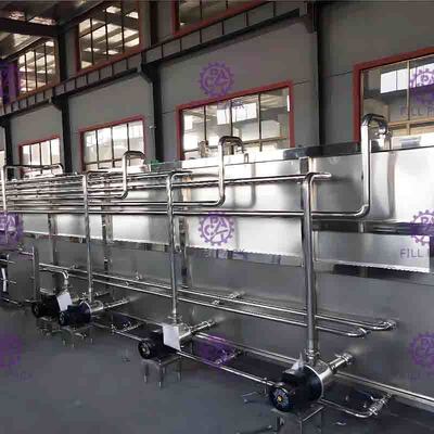 Hot Filling Minum Botol Packing Mesin Juice Pendingin Industri Sterilizer Sistem Minuman