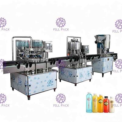 2000BPH Non Soda Soft Drink Filling Line, Mesin Pembilas Filling Capping