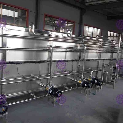 Hot Filling Jalur Botol Packing Machine Sterilizer uap Pemanasan Isolasi Lapisan