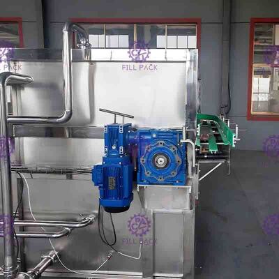 Listrik Sterilizer Botol Packing Machine System, Mesin Plastik Belt Daur Ulang Sistem Tank