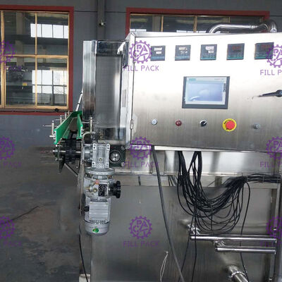 Kapasitas tinggi SUS304 Botol Packing Machine Sterilizer Zona 4 Suhu