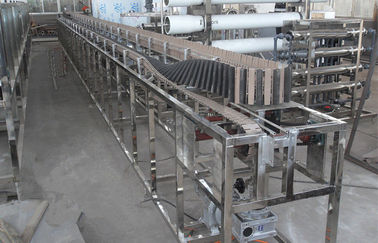 Botol plastik minyak Filling Machine Listrik Botol Sterilizer 220mm Conveyor Lebar