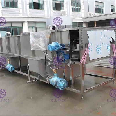 Minuman Pengolahan Plastik Botol Juice Cooling Sterilizer 80-60 ℃