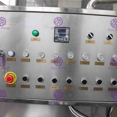 Berkarbonasi Minuman Botol Otomatis Sterilizer, Peralatan Juice Pengolahan