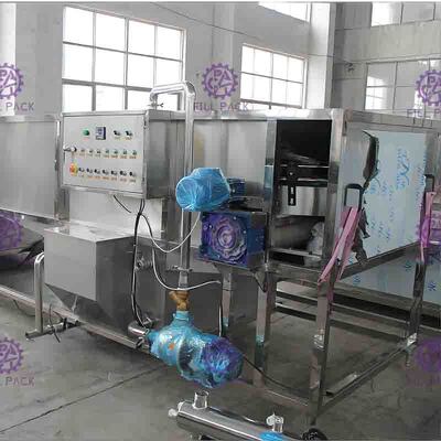 Berkarbonasi Minuman Botol Otomatis Sterilizer, Peralatan Juice Pengolahan