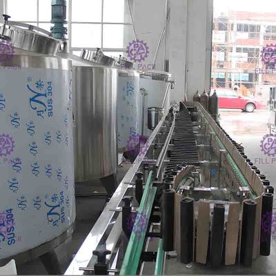 500ml - 750ml Mesin Botol Packing Untuk Flavored Juice Pengolahan Jalur