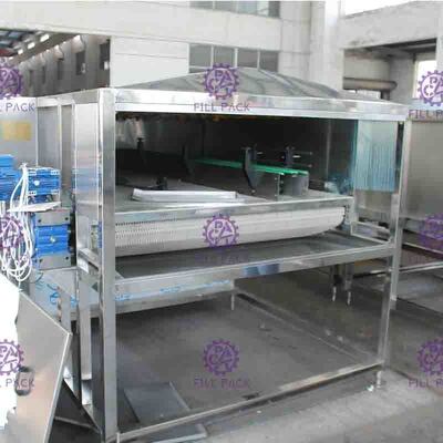 Botol Otomatis Packing Mesin Sterilizer Untuk Line Produksi Minuman