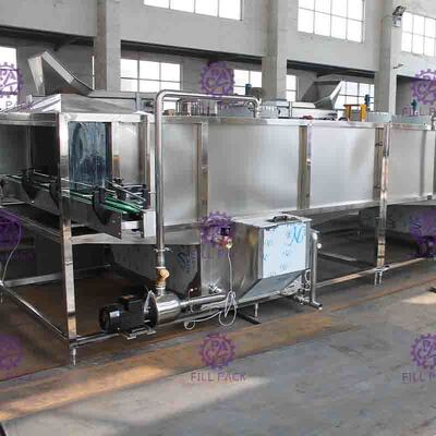 Botol Otomatis Packing Mesin Sterilizer Untuk Line Produksi Minuman