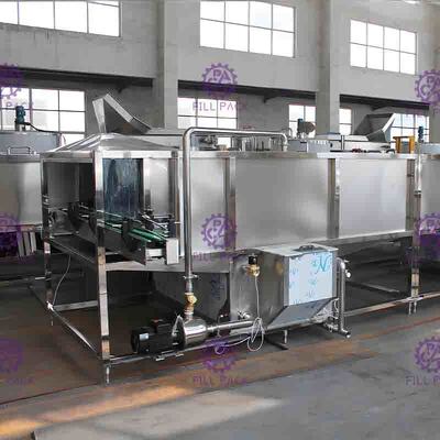 Pure Water Semprot Botol Mesin Packing Sterilizer Ice Tea Mesin Pendingin