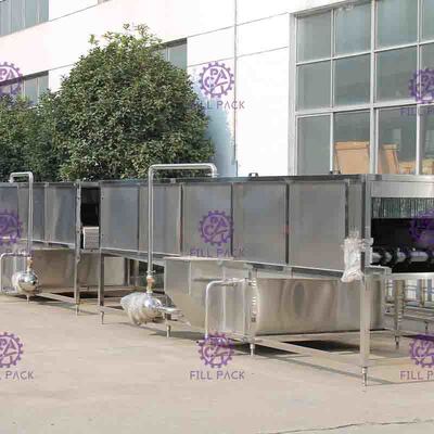 Stabil Flavored Botol Juice Mesin Pendingin Stainless Steel