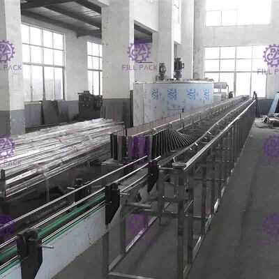 Botol Kaca Terbalik Automatic Sterilizer Untuk Mengisi Jalur Hot