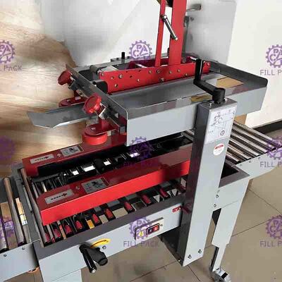 Mesin Pengemas Botol Karton Kotak Semi Otomatis