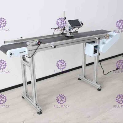 Otomatis kecepatan 75 m/mnt Mesin pengkode cetak inkjet resolusi tinggi untuk kode tanggal/logo