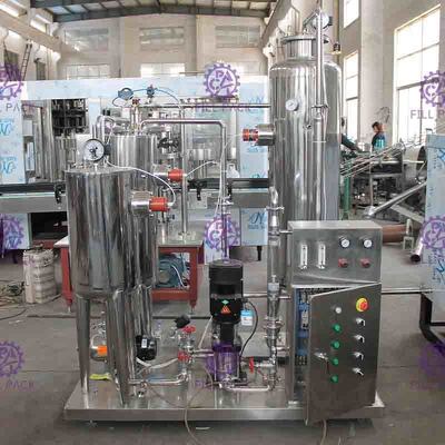 0.5T/H air soda berkarbonasi lini produksi minuman ringan