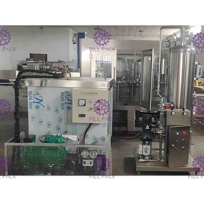 SUS304 Soft Drink Pengolahan Jalur Industri Aerasi Air Pembekuan Tank 0-5 ℃