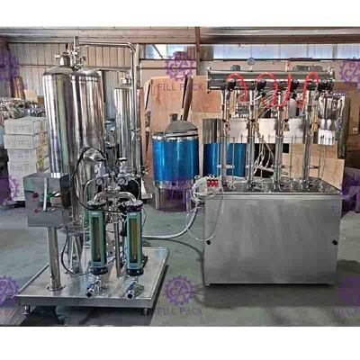 CO2 / Sirup Minum Soft Jalur Pengolahan Untuk berkarbonasi Minuman Mengisi Sistem