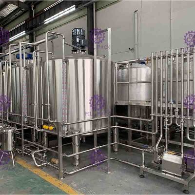 Minuman bir produksi minuman berkarbonasi listrik membuat mesin