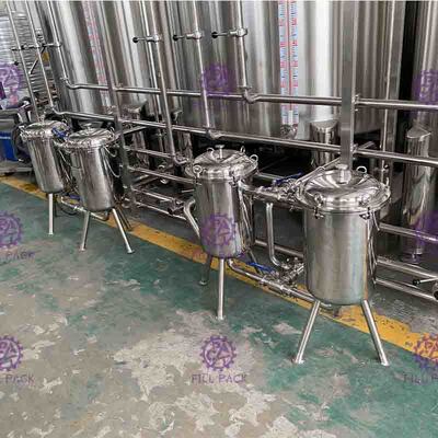 Minuman bir produksi minuman berkarbonasi listrik membuat mesin