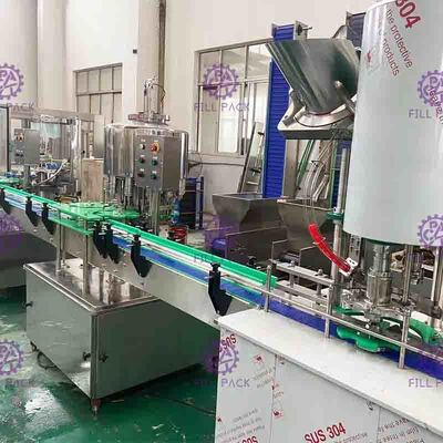 PET Botol Soft Drink Pengolahan Jalur minuman berkarbonasi Linear Filling Machine