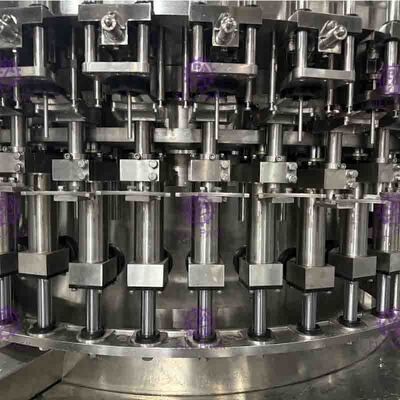 PET Plastic Glass 3 In 1 Monobloc Soft Drink Processing Line Fungsi penghentian darurat