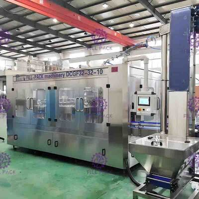 Minuman Minuman Berkarbonasi PET Plastik Kaca 3 In 1 Monobloc Botol Mesin Produksi / Peralatan / Pabrik / Sistem