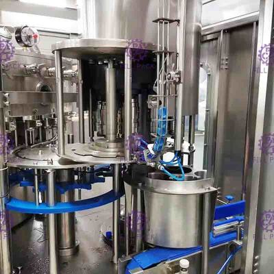 Minuman Minuman Berkarbonasi PET Gelas Plastik 3 In 1 Mesin Pembotolan Monobloc / Peralatan / Lini / Pabrik / Sistem