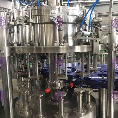Jus Air berkarbonasi PET Anggur Kaca Plastik 3 In 1 Monobloc Botol Mengisi Mesin / Peralatan / Baris / Tanaman / Sistem
